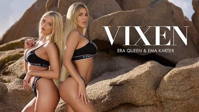 Красотки блондинки дружно один член порадовали сочным минетом в ЖМЖ порно